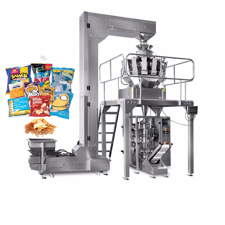 Fully automatic packaging machine for snack food