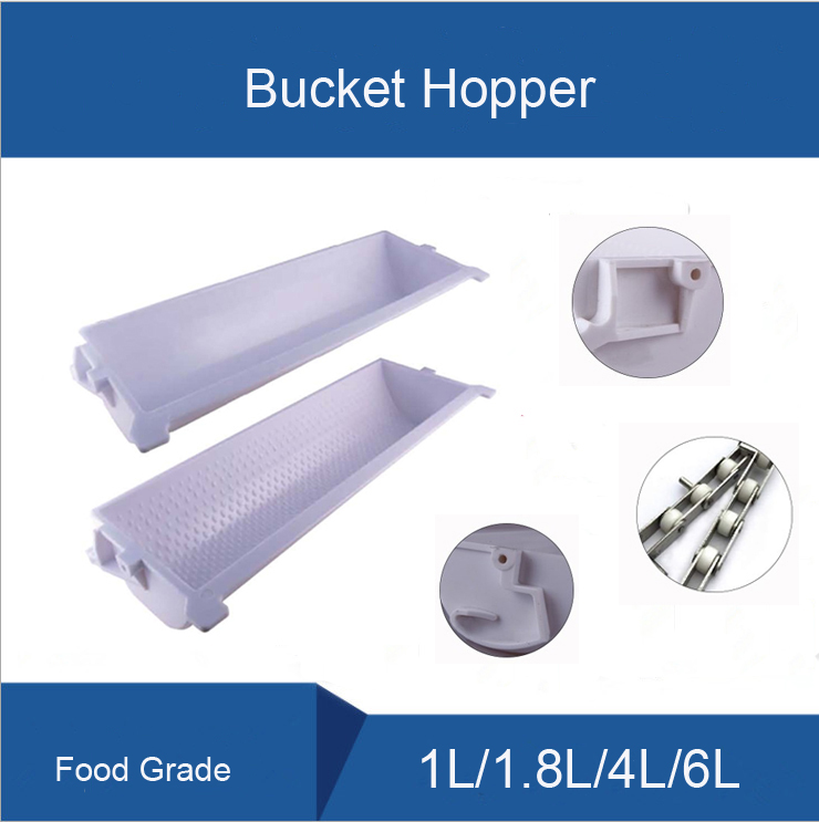 1L/1.8L z type bucket elevator plastic hopper 